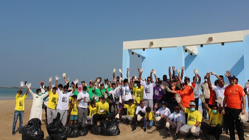 Environmental Program - Thuwal & KAUST Volunteers at Beach Rejuvenation