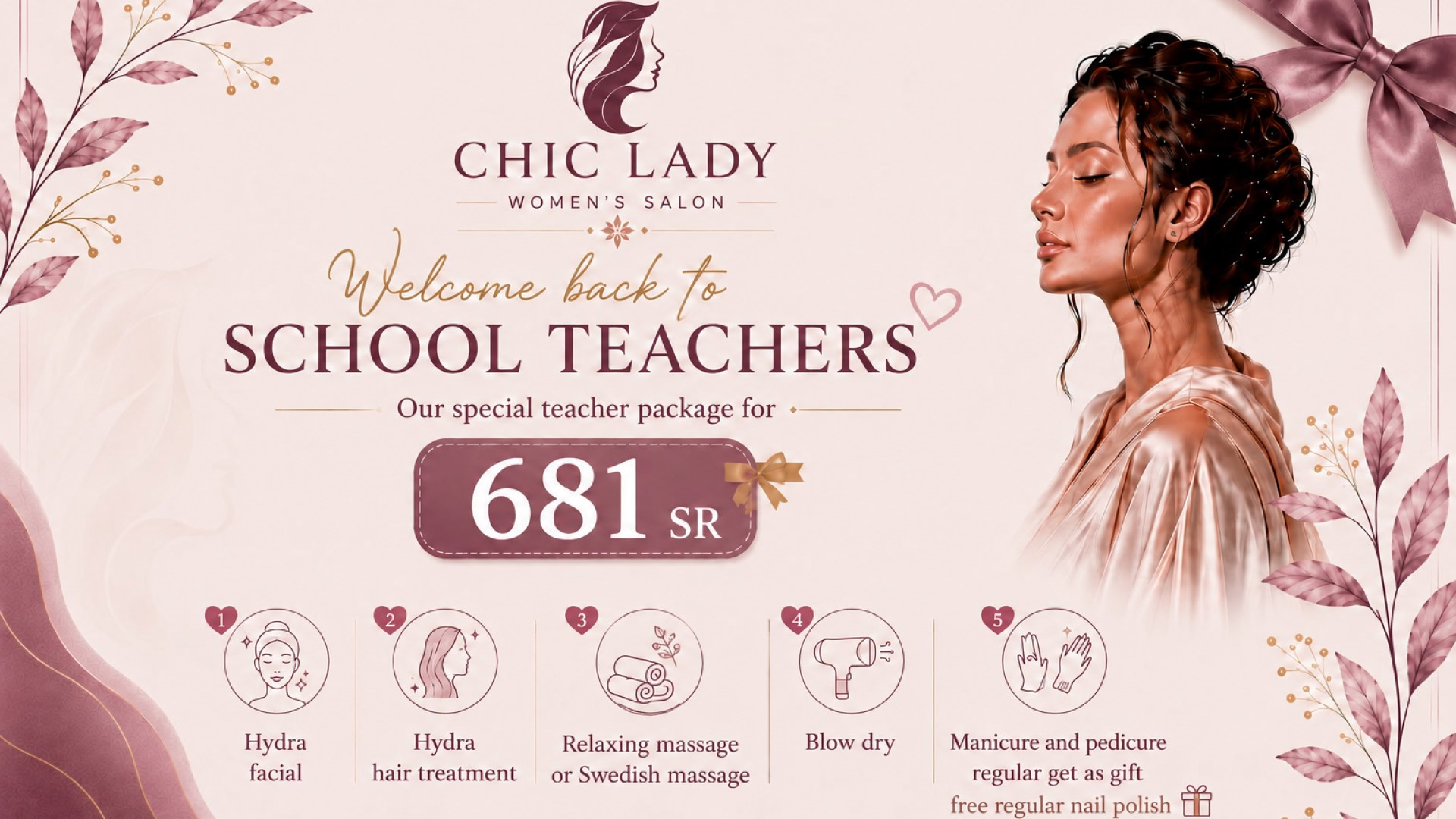 Back to School Chic Lady Salon